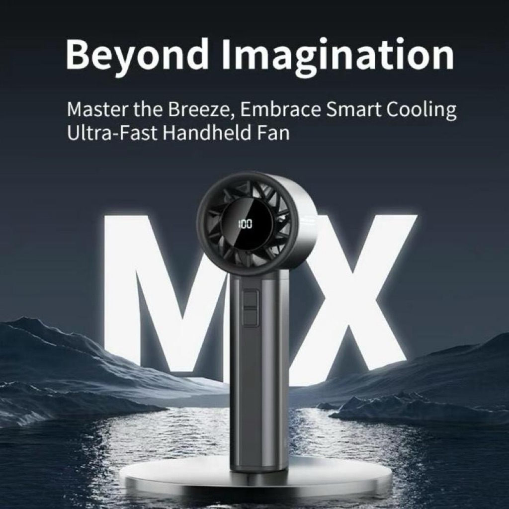 พัดลมพกพามินิ High speed handhled รุ่น MX3 ดีไซน์สวยงามเล็กกระทัดรัด
