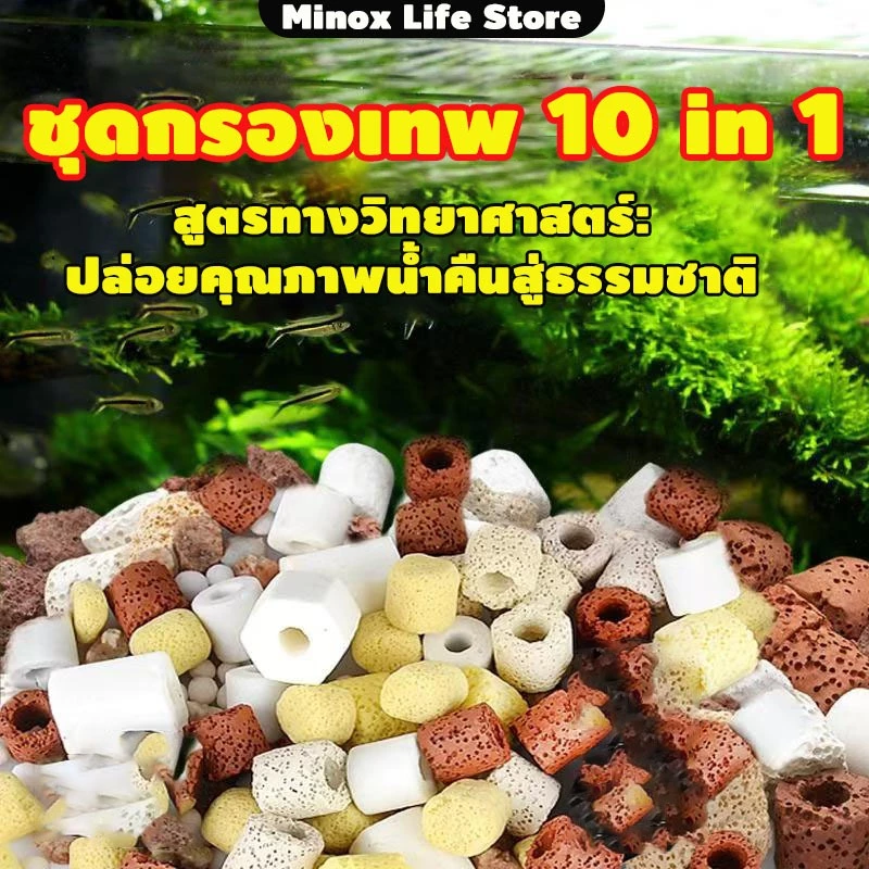 ชุดวัสดุกรองเทพ 10 in 1 ✨ ปรับน้ำใสใน 3 วัน | แถมฟรีสูงสุด 60 กรัม thumbnail 10