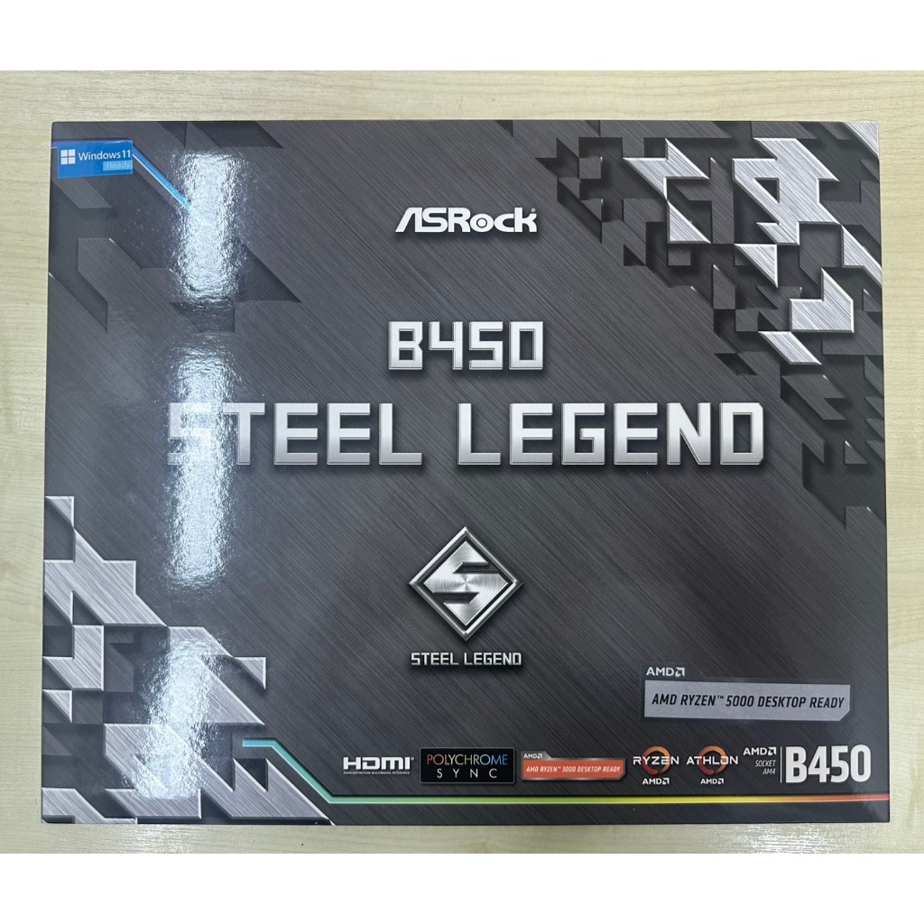 ASROCK B450 STEEL LEGEND DDR4 [มือสอง]