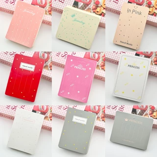 💗พร้อมส่ง💗แป้นกระดาษ ป้ายกระดาษติดกิ๊บ แผงกิ๊บ 50 แผ่น