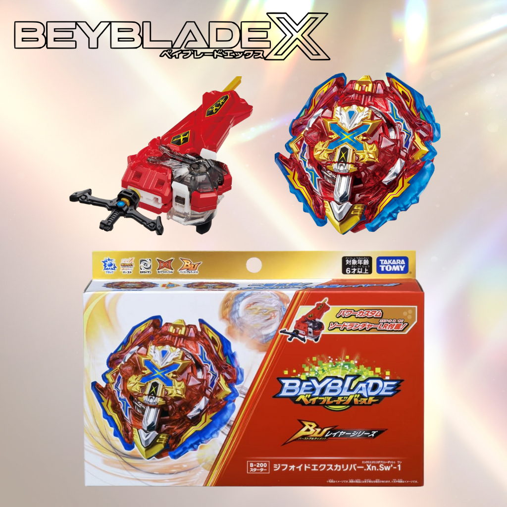 Beyblade Burst B-200 Starter Zifoid Excalibur .Xn.Sw’-1