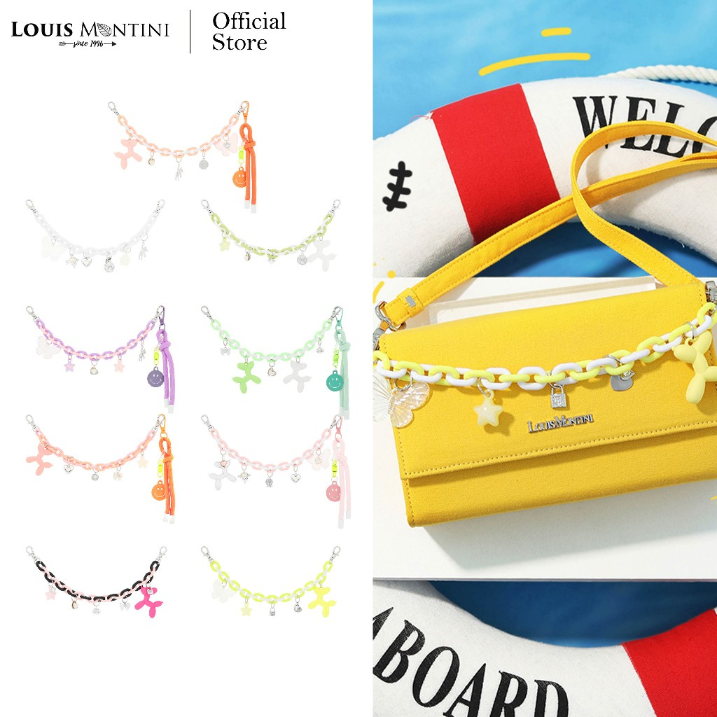 Louis Montini (Ma Box) ชาร์มห้อยกระเป๋าแฟชั่น สำหรับตกแต่งกระเป๋าใบโปรด BSAC001