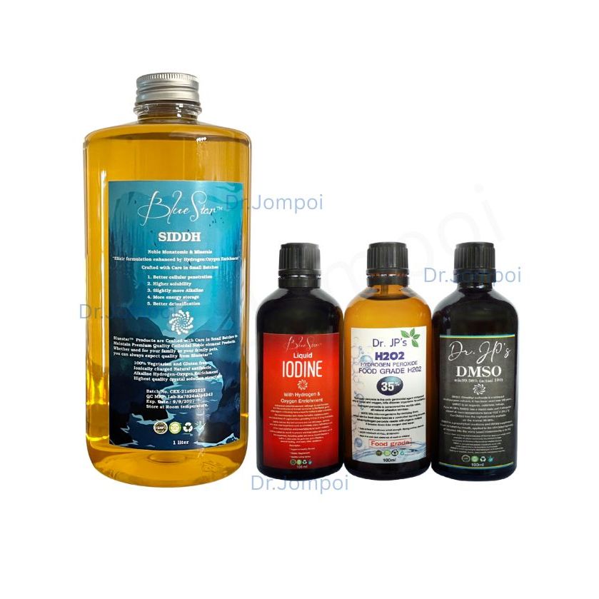 SIDDH1L.+DMSO+H202+IODINE 100ml. (Dr.Jompoj)