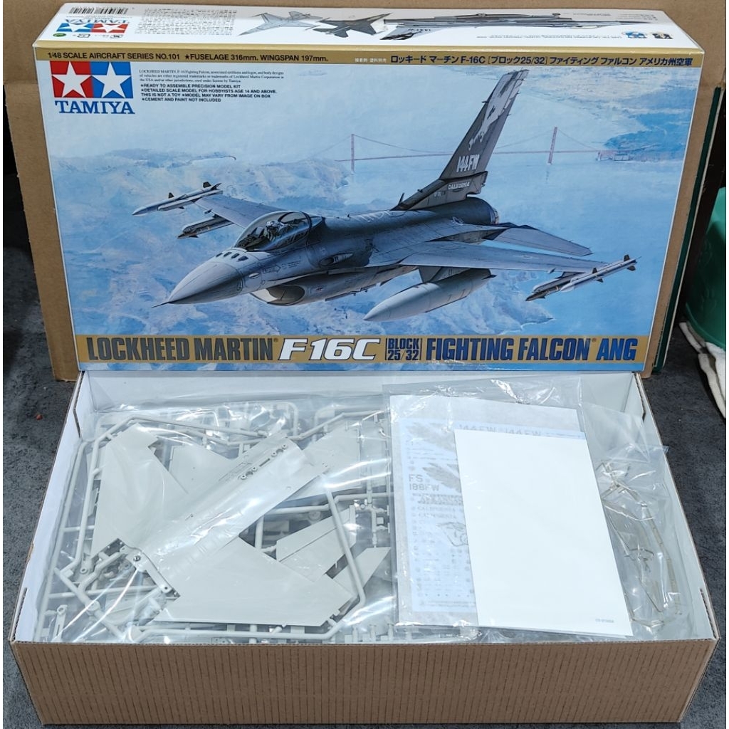 Tamiya 1/48 Lockheed Martin F-16C Block 25/32 Fighting Falcon ANG