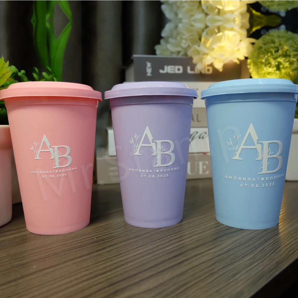 สติ๊กเกอร์พรีเมี่ยม (4 ซม.) UV DTF ไร้พื้น logo ติดของชำร่วย ของที่ระลึก ของขวัญ thumbnail 3