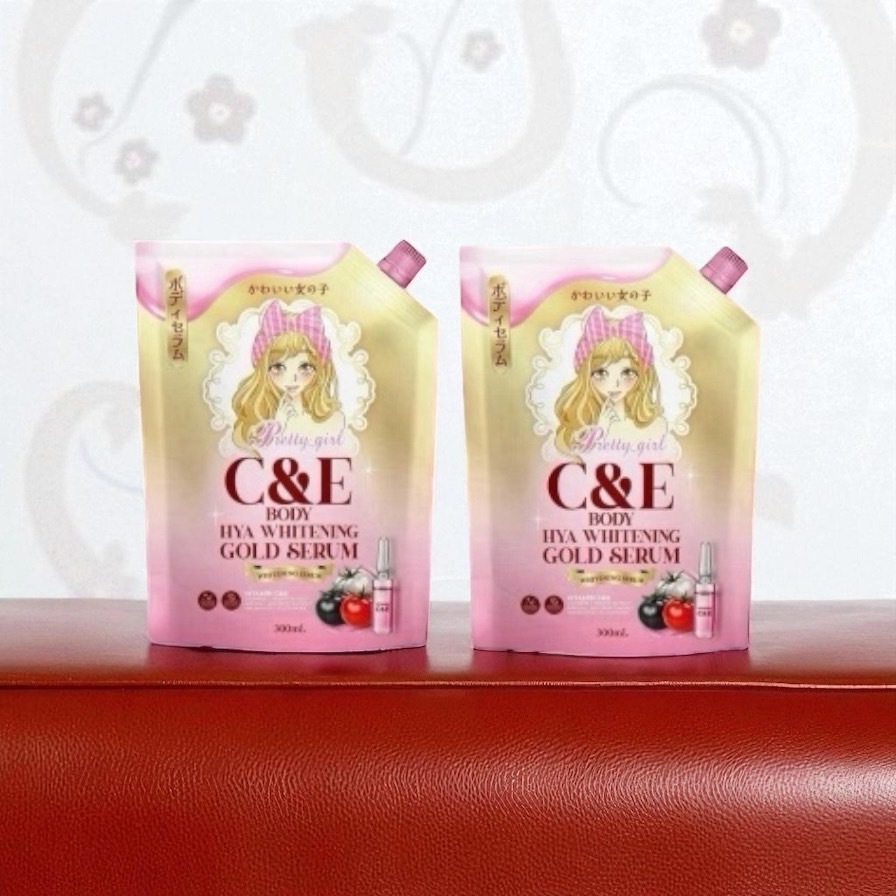 (1เเถม1) ไฮยา โลชั่นทาผิว Pretty Girl C&E Serum พริตตี้เกิล์ล ซีแอนด์อีเซรั่ม 300 กรัม