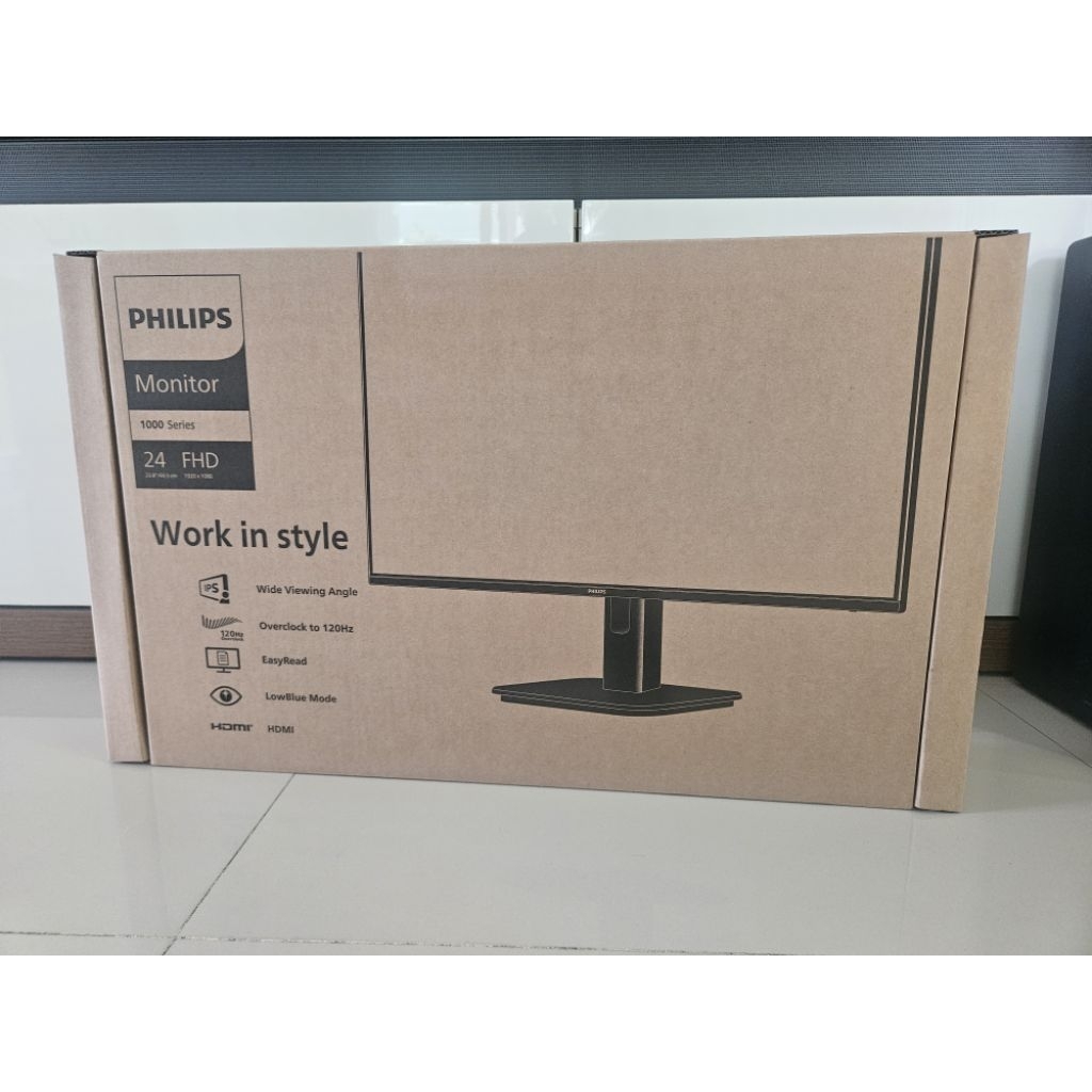 MONITOR (จอมอนิเตอร์) PHILIPS 24E1N1100D/67 - 23.8 INCH IPS FHD 120Hz (OC) ADAPTIVE SYNC