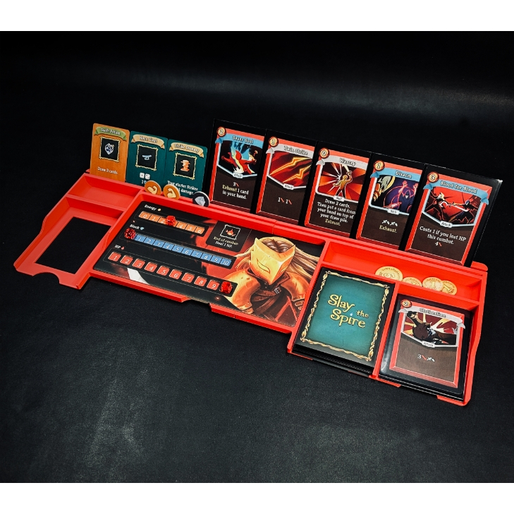 [Plastic] Slay the Spire Board Game: Player Board - ชุดบอร์ดผู้เล่นสำหรับบอร์ดเกม (Sleeved Cards)