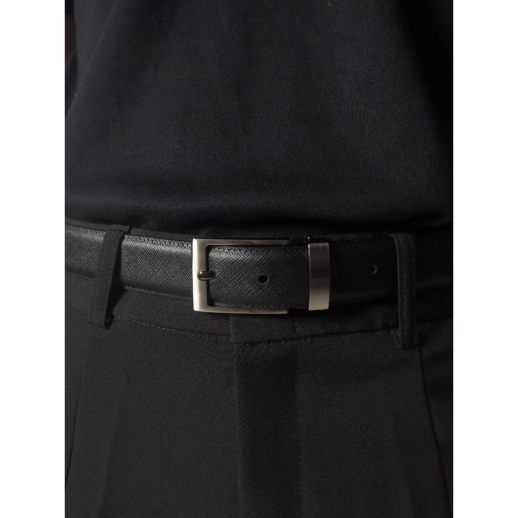 Saffiano leather belt 1.1" เข็มขัดหนังซาฟเฟียโน 1.1"