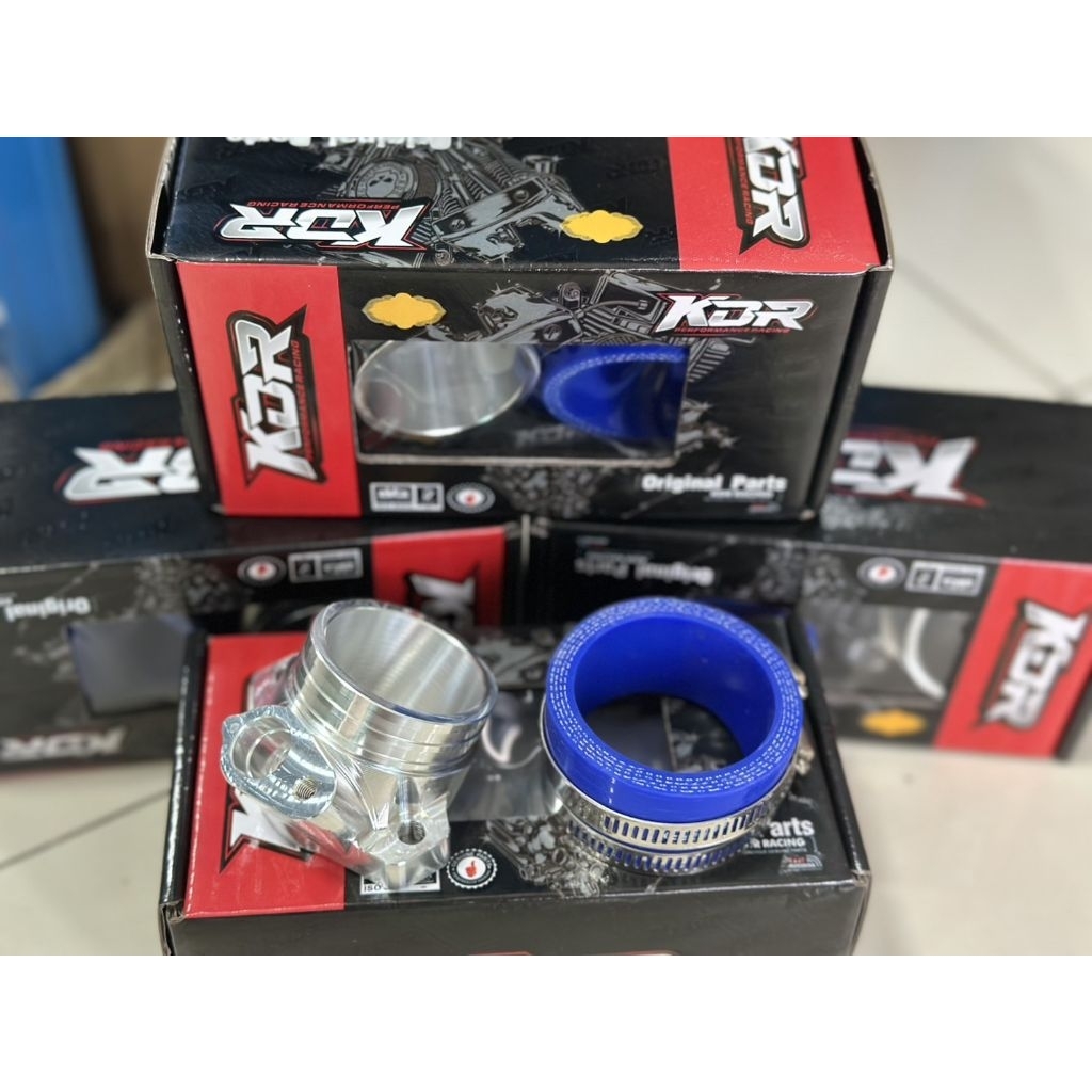 คอหลีด CNC W125 ทรงX-max ตั้ง ใส่ Wave สำหรับใส่หัวฉีด X-max. KDR-XMAX