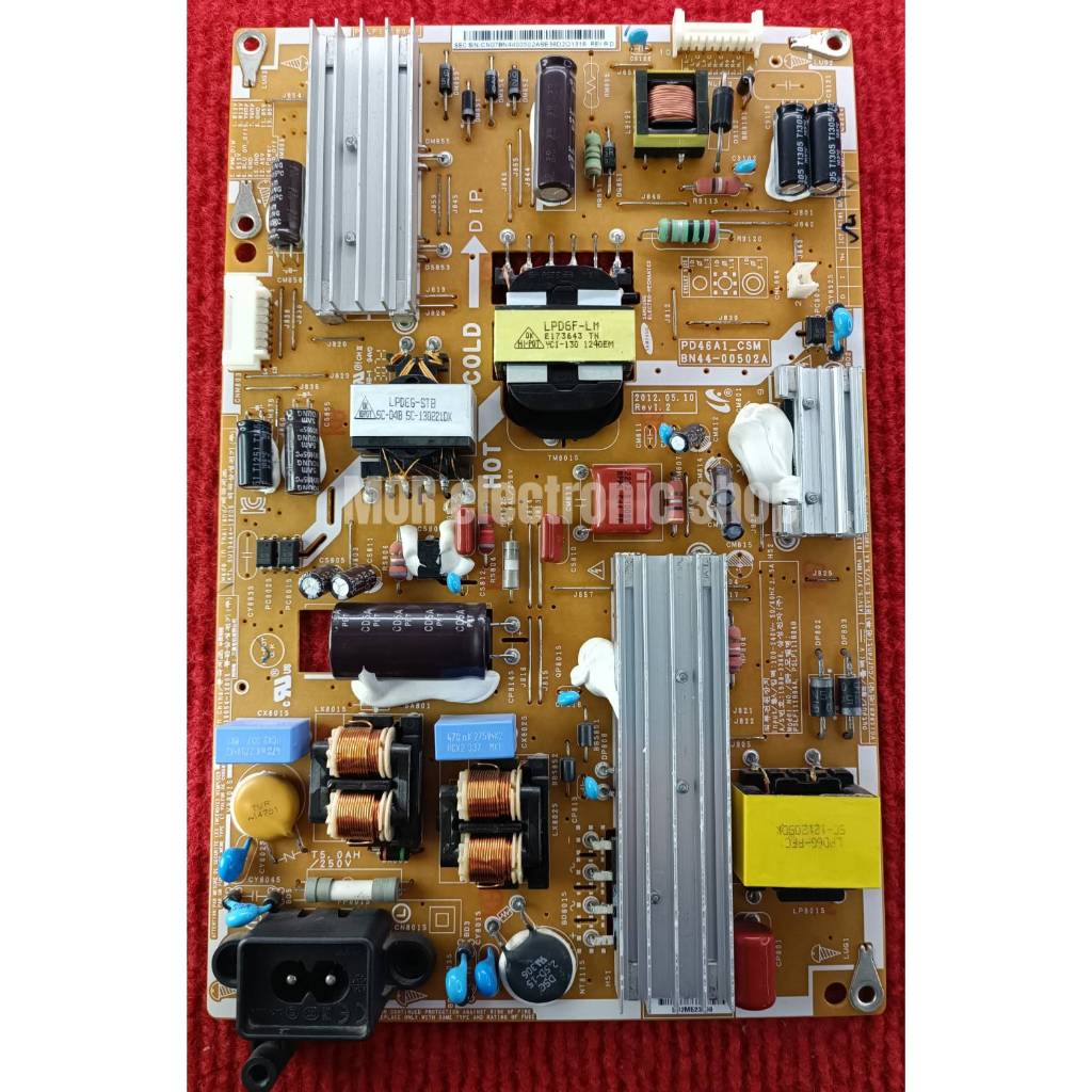 เพาเวอร์ซัพพลายทีวี SAMSUNG สำหรับรุ่น HG46AA690NR , UA46ES5600R พาสบอร์ด BN44-00502A