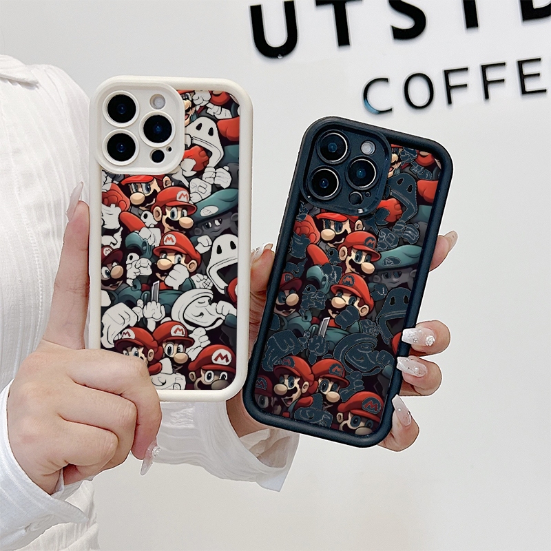 การ์ตูนน่ารักเต็มหน้าจอซูเปอร์มาริโอดูเดิลนุ่ม เคส  Redmi Note 14 4G  Note 14 5G  Note 14 Pro 4G  Note 14 Pro 5G ราคา ถูกที่สุด ดีลบีเคเค แกลเลอรีภาพที่ 2