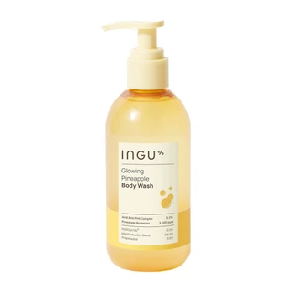 INGU Glowing Pineapple Body Wash อิงกุ เจลอาบ ให้ผิวกระจ่างใสเรียบเนียน แก้ปัญหาสิวและขนคุด