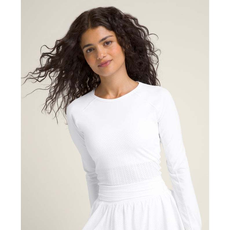 Wilson Women LASER LACE LONG SLEEVE WW00509531WTA Official Store — صورة 4