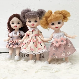 ตุ๊กตาเจ้าหญิง ของเล่นเด็กผู้หญิง ตุ๊กตา BJD 3D ตุ๊กตาแต่งตัว ตุ๊กตาน่ารัก ของเล่นสำหรับเด็กผู้หญิง