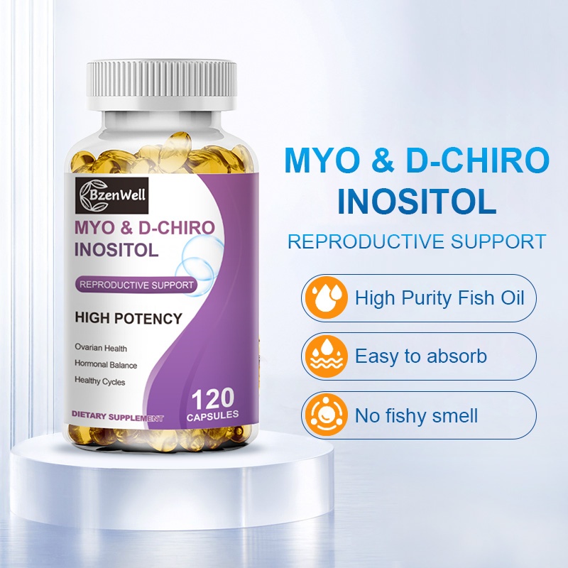 BzenWell MYO & D-CHIRO INOSITOL CAPSULES สนับสนุนกฎระเบียบของรอบประจำเดือนและส่งเสริมความสมดุลของฮอร์โมนในผู้หญิง