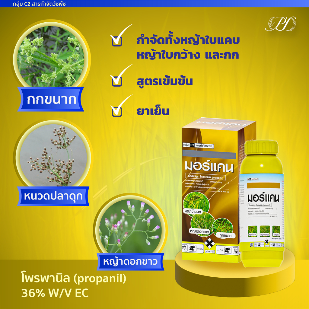 ชุดคู่เก็บหญ้า ข้าว 15-25 วัน ควินคลอแรก+ไพราโซซัล(500g) รูปที่ 2