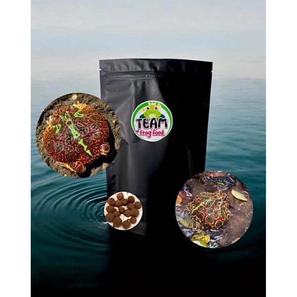 อาหารกบ ฮอร์นฟรอก200g-TeamFrogfoodอาหารปั้นกบโปรตีนสูง-ผสมวิตาม+แคลเซียม