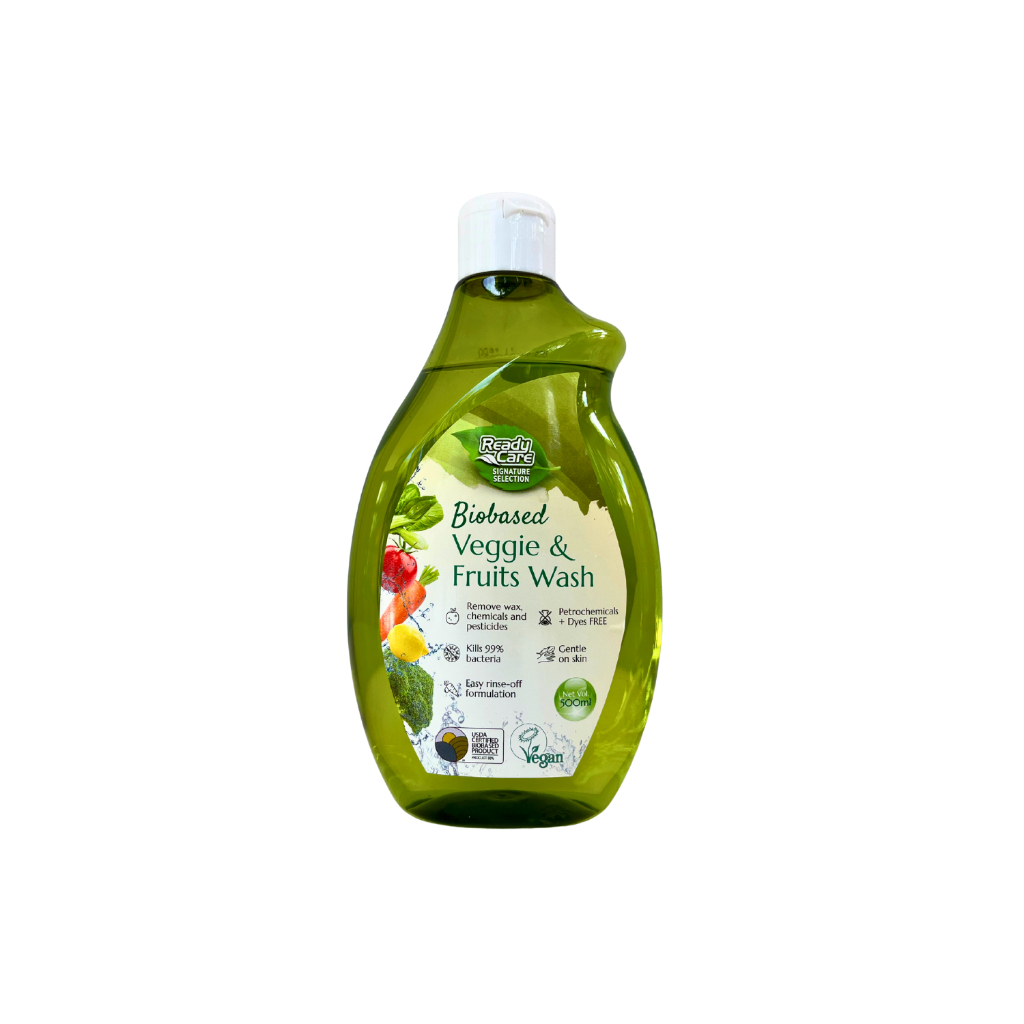 Ready Care Biobased Veggie & Fruit Wash น้ำยาล้างผักและผลไม้สูตรธรรมชาติ 500ml