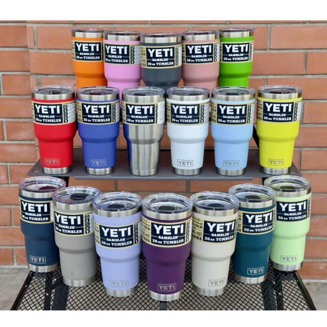 แก้วเยติ Yeti Rambler 30oz Tumbler ของแท้ 100% * มีรับประกัน 1 ปี ฝาแม่เหล็กสไลด์*