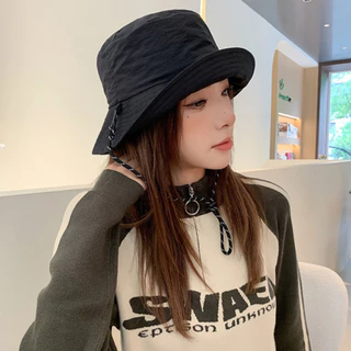 หมวกบักเก็ตเดินป่า Foldable (B163) ใส่เที่ยวกันแดด ตั้งแคมป์ มีสายคล้องคอ ใส่ได้ทั้งผู้หญิงและผู้ชาย