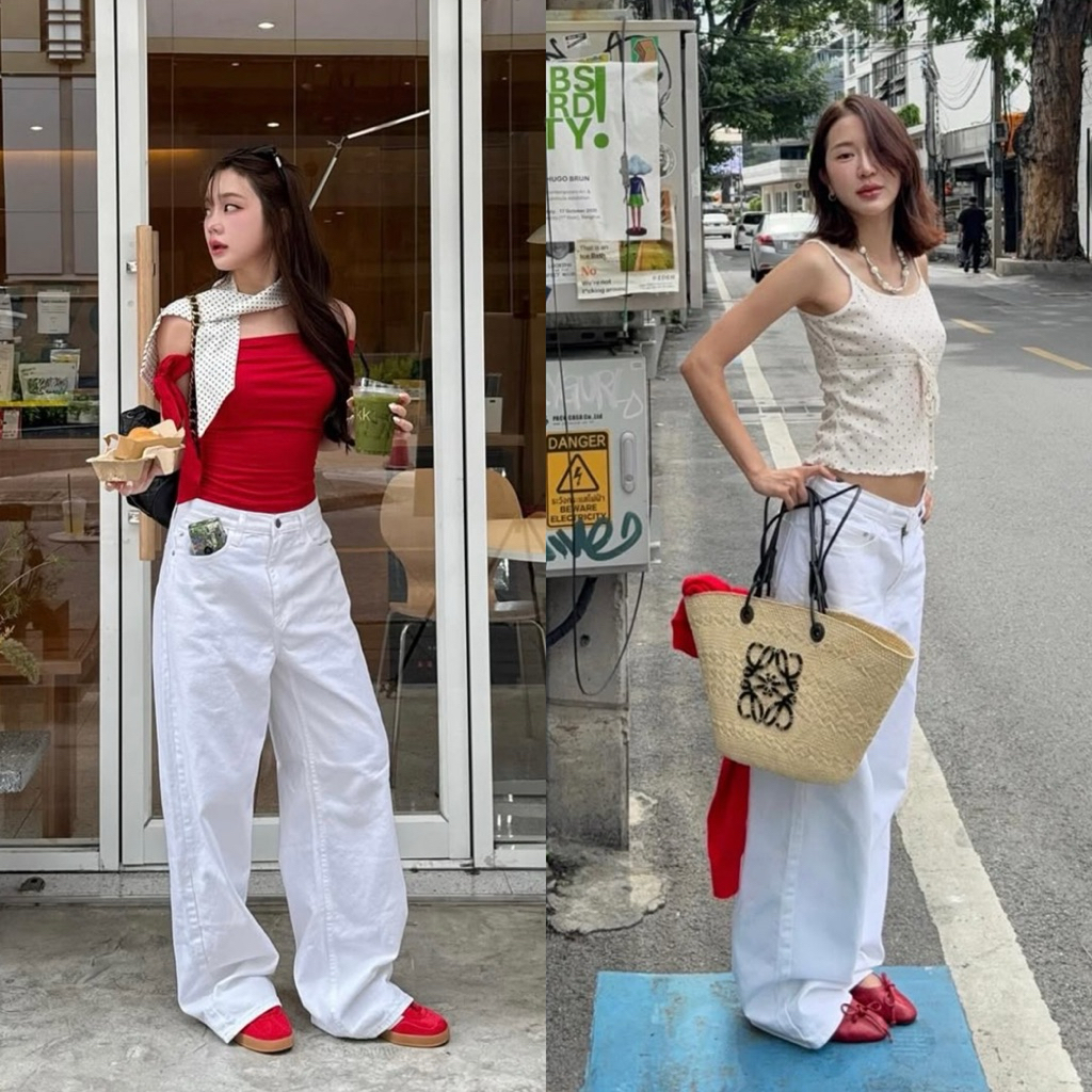 ขายาวยีนส์ CHAMNIII รุ่น Vanilla Jeans
