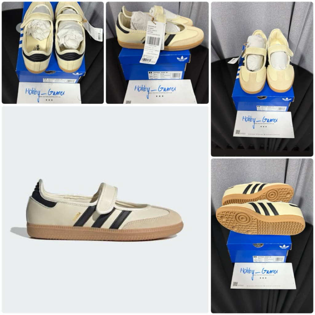 (มือ1 พร้อมส่งด่วน🇹🇭 ถูกที่สุด!! ของแท้💯)size 23.5cm/7us Adidas originals Samba Jane JR7338 รองเท้า 
