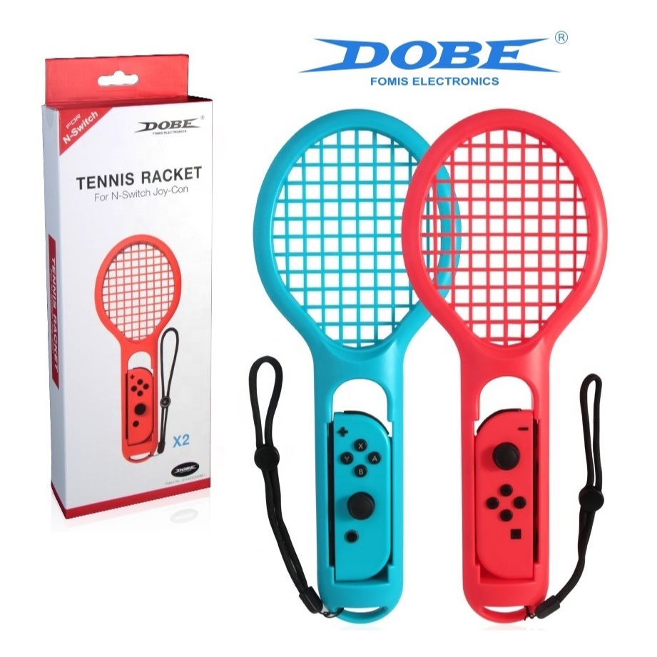 พร้อมส่ง อุปกรณ์เสริมเกม สวิตซ์ Tennis Racket for Nintendo Switch Joy Con / เล่นMario Tennis มีไม้เทนนิสจำนวน 2 ชิ้น