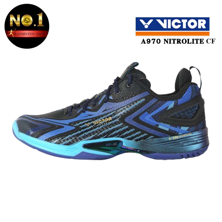 VICTOR รองเท้ากีฬาแบดมินตัน รุ่น A970 NITROLITE CF แท้ 💯 By. No.1 Badminton Shop (โปรดอ่านรายละเอียด
