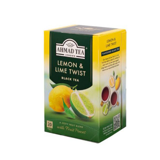 Ahmad Tea Lemon&Lime - ชาดำกลิ่นเลมอน&มะนาว 🍋🍋‍🟩