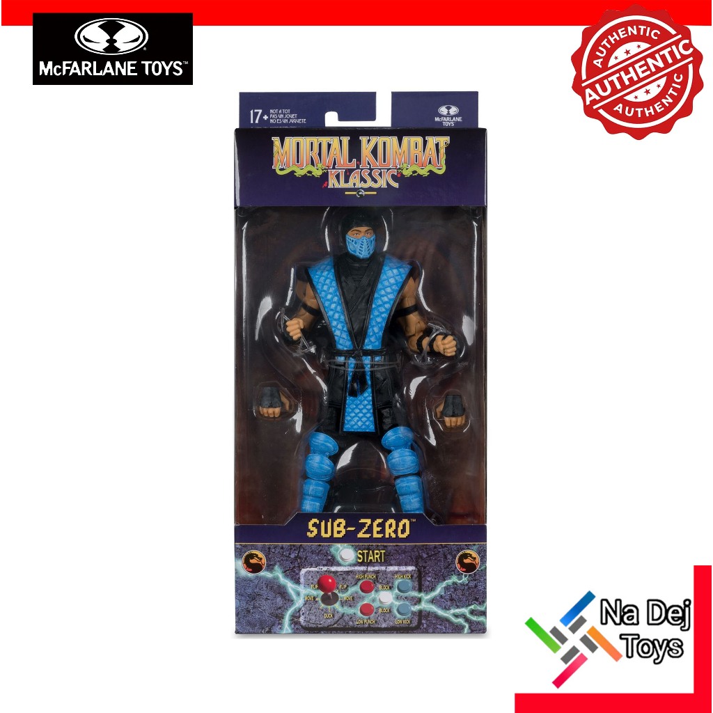 Sub-Zero Mortal Kombat Klassic McFarlane Toys 7" Figure ซับ-ซีโร่ มอร์ทัล คอมแบต คลาสสิค 7 นิ้ว ฟิกเกอร์