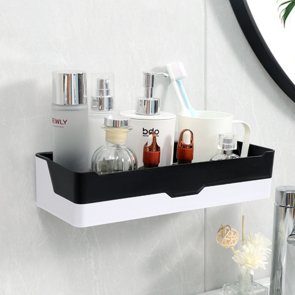 ชั้นวางติดผนัง bathroom rack ที่วางในห้องน้ำ กาวติดแน่น Simple Living