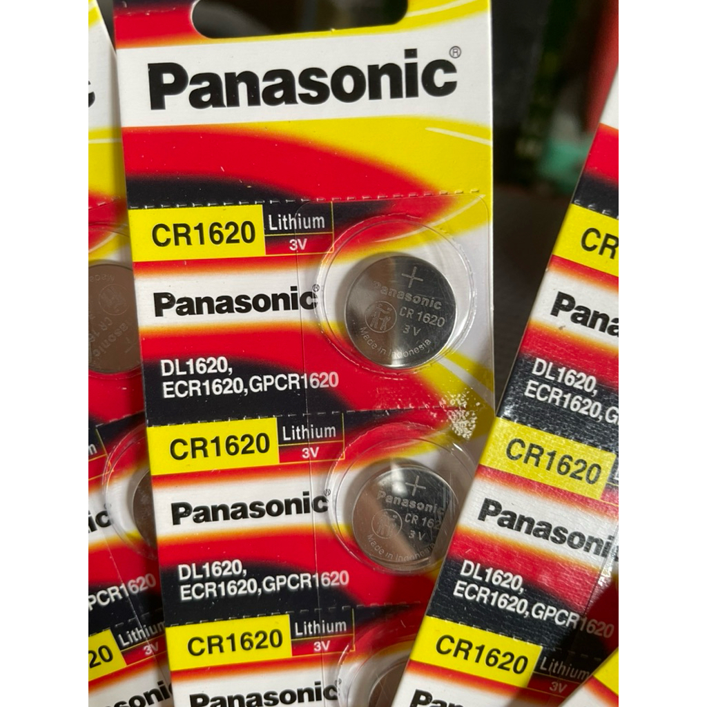 ถ่านรีโมท CR1620 ถ่านกระดุม panasonic