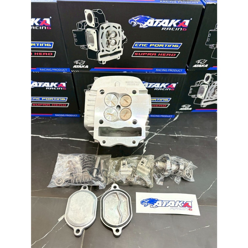 ฝาสูบ 4 วาล์ว ATAKA อุปกรณ์ครบชุด