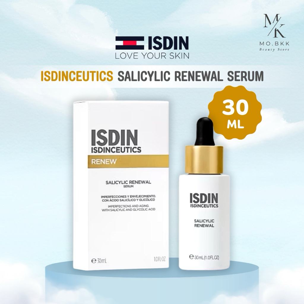 ISDINCEUTICS SALICYLIC RENEWAL SERUM 30ML เซรั่มเคลียร์สิว คุมมัน พร้อมฟื้นฟูผิวใหม่ เลือนริ้วรอย