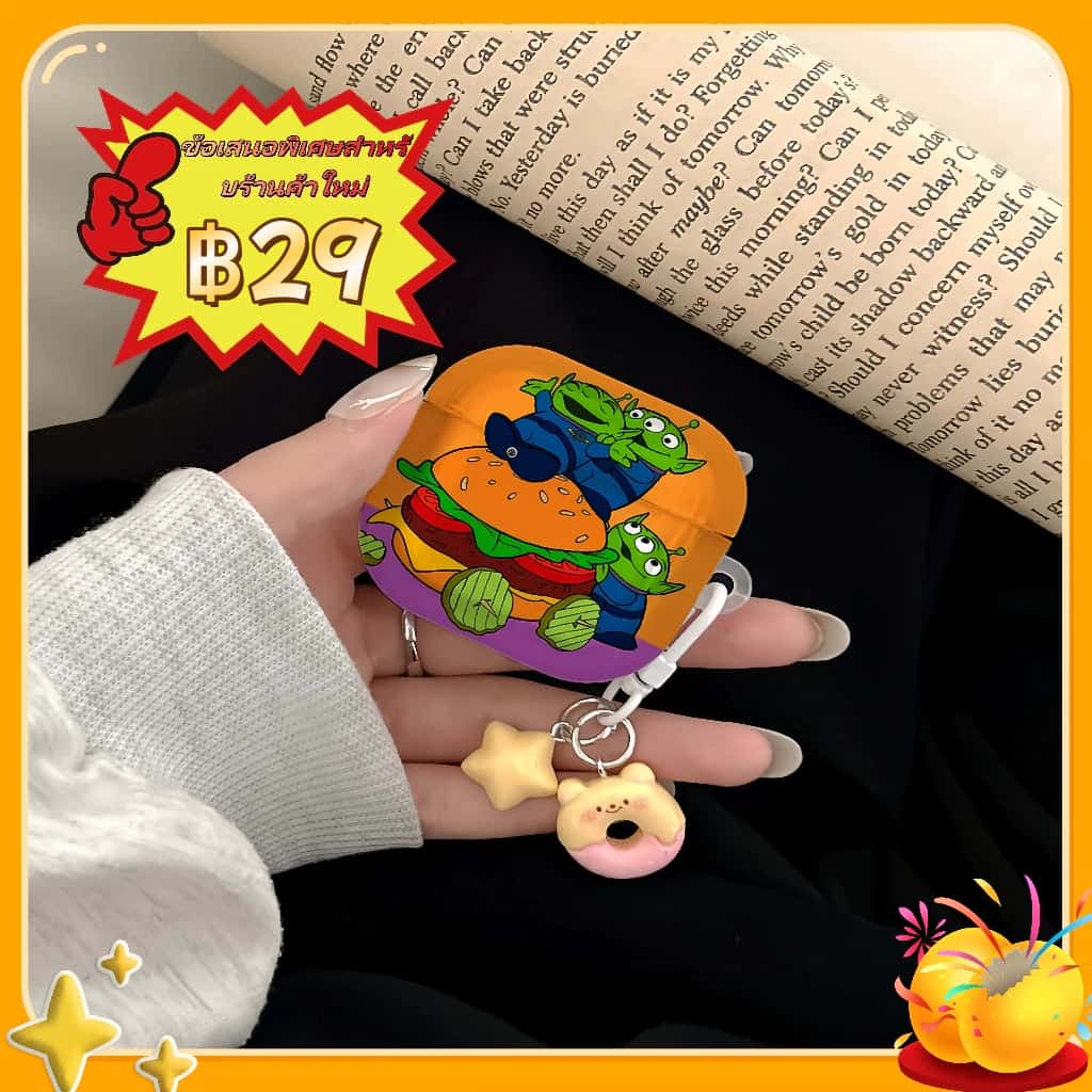 สำหรับตัวเครื่อง Airpods 1/2/3 Airpods 4 / pro / pro 2 gen1/gen2/gen3/4 ป้องกันการกระแทก ตกหล่น ไม่บาง ป้องกันได