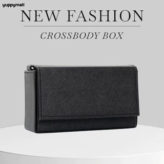 กระเป๋าสะพายข้าง Crossbody Box หนัง PU ผลิตจากไทย