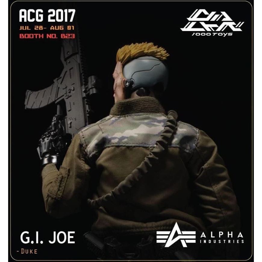 (พร้อมส่ง) โมเดลทหาร ขายเฉพาะในงาน  ACG สเกล 1/62017 ACGHK SCCD BAIT GI Joe 1000Toys 1/6 DUKE Sentin