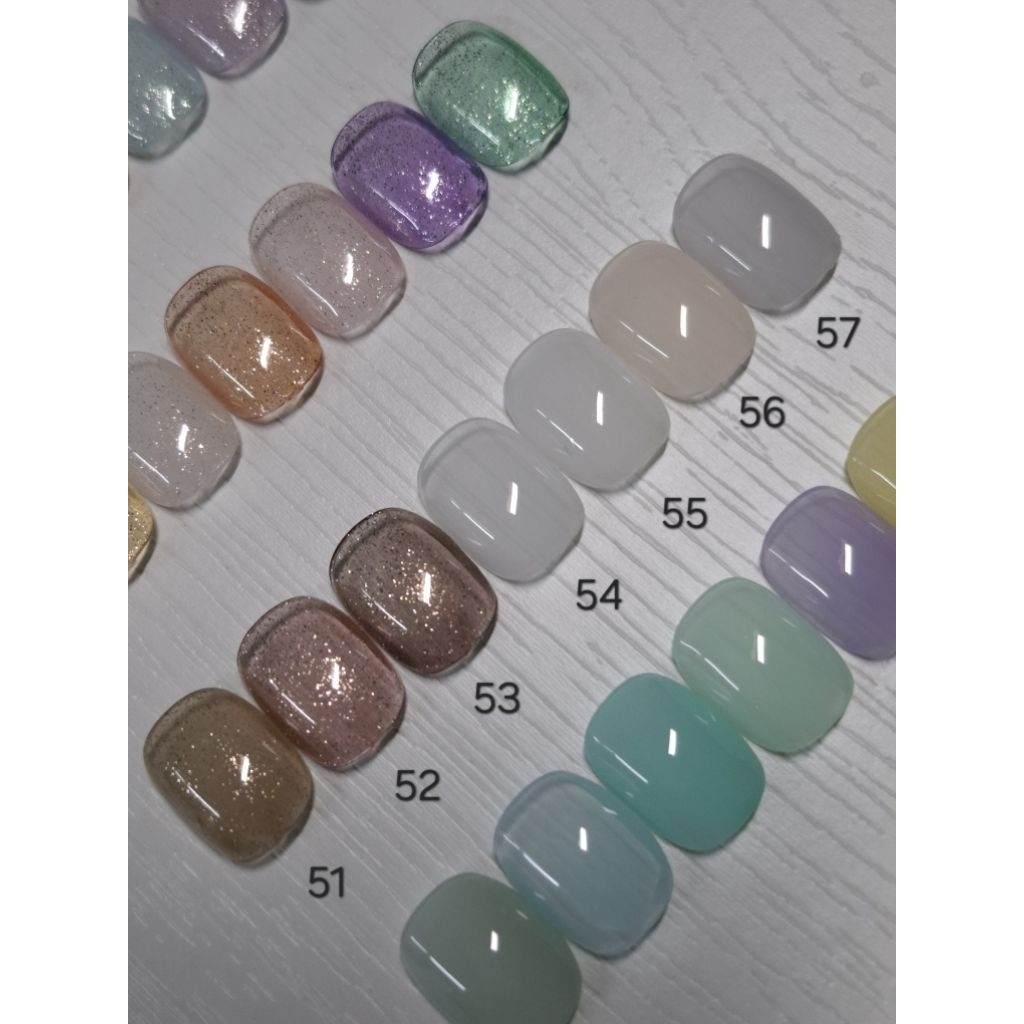 lสีไซรัปสีเจลลี่สีสุขภาพดีสีขาวนมjewel