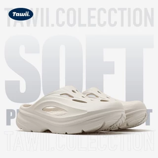 Tawii. ผู้ชาย รองเท้าหัวโตแฟชั่น EVA หนา4cm กันน้ํากันลื่น รองเท้าแตะกลางแจ้ง รองเท้าแตะลําลอง ขนาด40-45