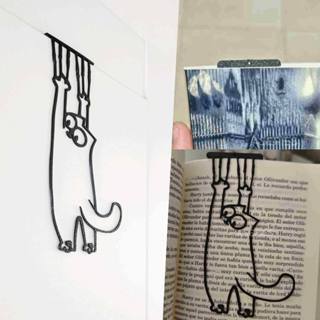 🐱น้องเมี้ยวลื่น ที่คั่นหนังสือ ตกแต่งโต๊ะ ตู้ ชั้นหนังสือ ปร…