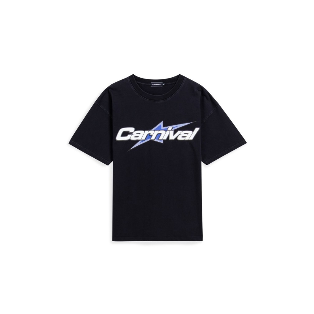 Canival SS25 Rockstar OVS T-Shirt สีดำ สีขาว
