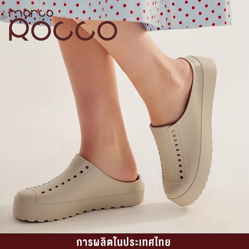 Marco Rocco รองเท้าแตะแบบสวม วัสดุEVA พื้นนุ่ม รองเท้าแตะเดินทาง กันลื่น รองเท้าแตะแฟชั่น รุ่นMR8020