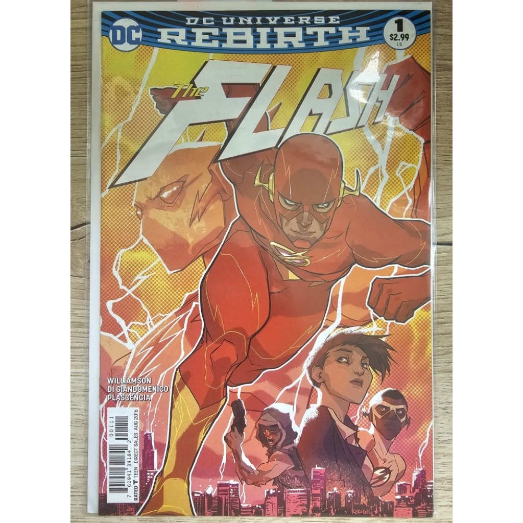 The Flash (DC Universe Rebirth) #1 – 1st Appearance of August Heart (Godspeed)