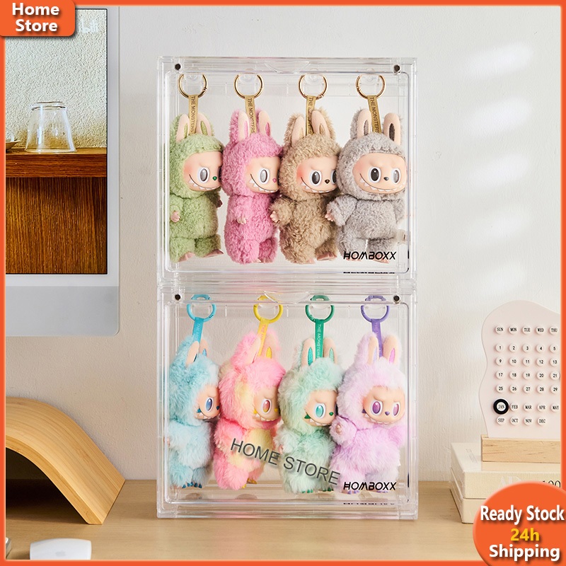 ตู้อะคริลิคห้อยตุ๊กตา ตัวแขวนปรับเปลี่ยนได้ แท่นแขวนพวงกุญแจ หรือ อุปกรณ์ diy
