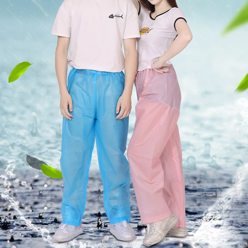 กางเกงกันฝนผู้ใหญ่ พกพา กันน้ำ สำหรับปั่นจักรยานและปีนเขา thumbnail 3