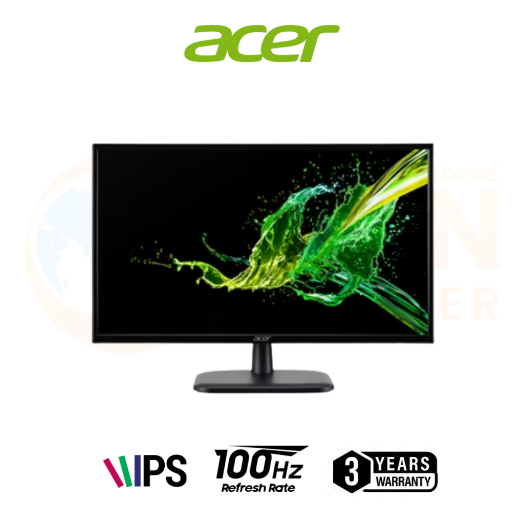 ACER MONITOR (จอมอนิเตอร์) EK220Q E3BI 21.5" IPS VA 100Hz - 3 YEARS