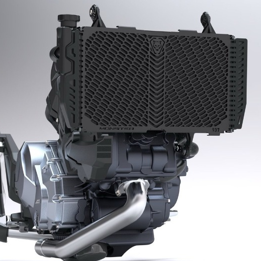 การ์ดหม้อน้ำ Were Wolf สำหรับ Ducati Monster 937 (Radiator Guard)