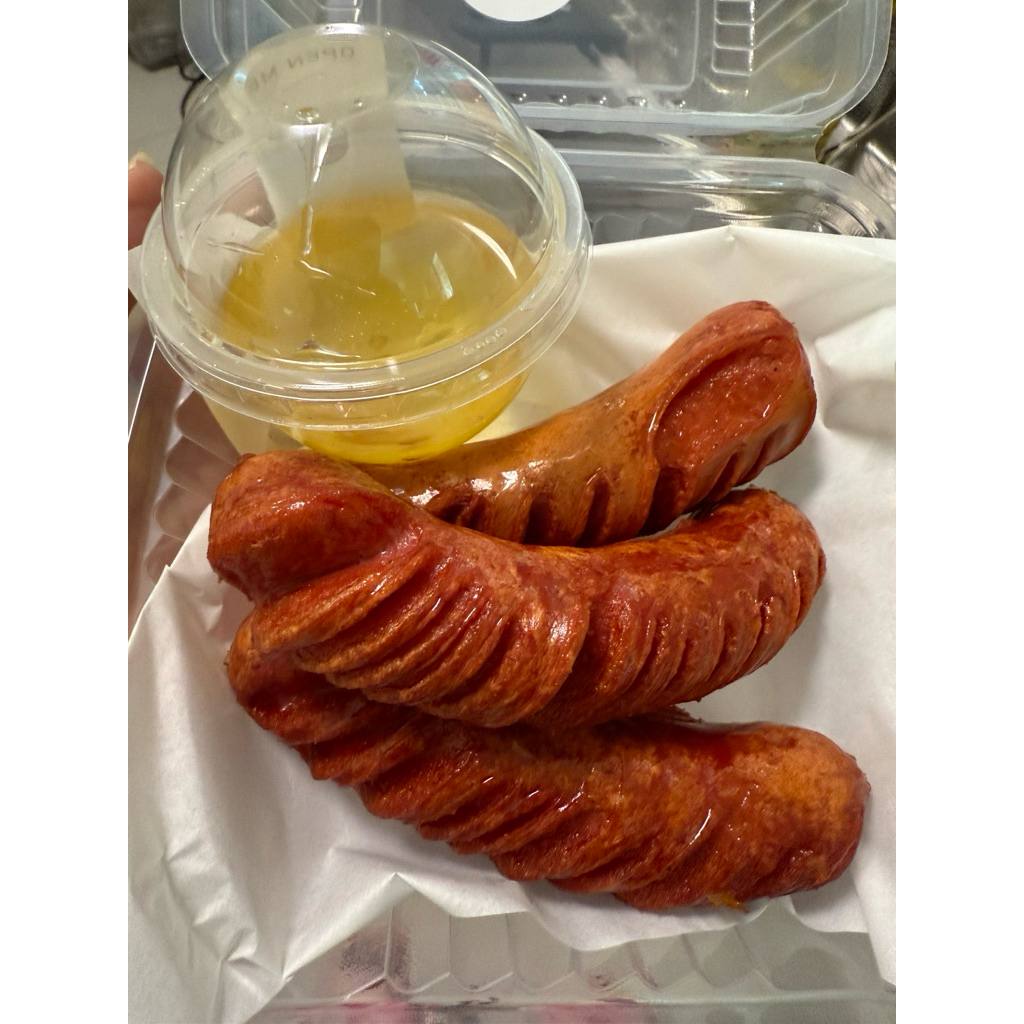 🔥ส่งด่วน 🔥 3-6 ชั่วโมง [ใส้กรอก จัมโบ้รมควัน XL  15 ชิ้นตราแหลมทอง หนังกรอบ รมควัน ทอด นึ่ง ปิ้ง ย่าง  แพ็คเจลเย็นจัดส่ง