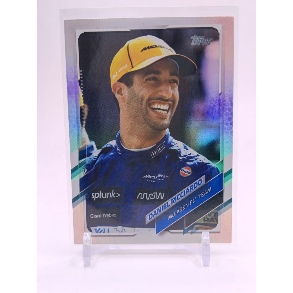 การ์ด f1 topps 2021 daniel ricciardo